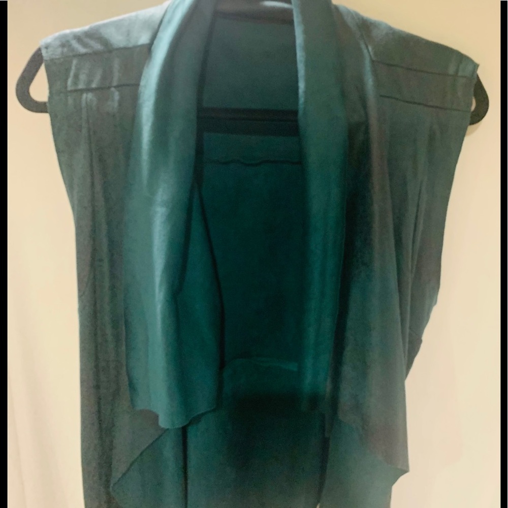 Suede like vest